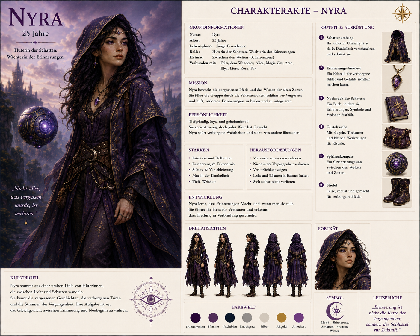 Charakterakte Nyra